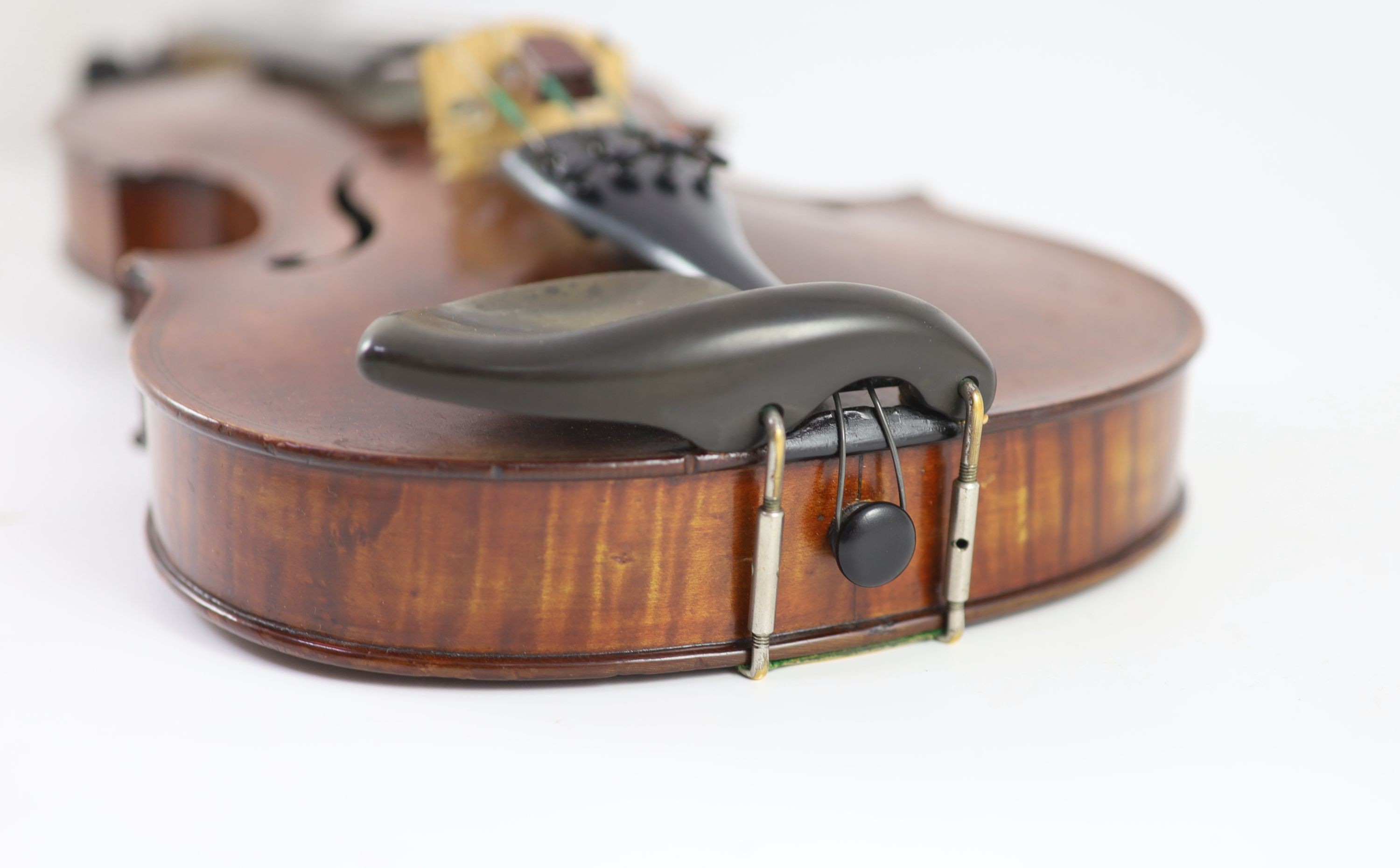 A violin, labelled Georges Cunault / luthier/ 21, Rue de Navarin, Paris An 1900, Length of back 36 cm